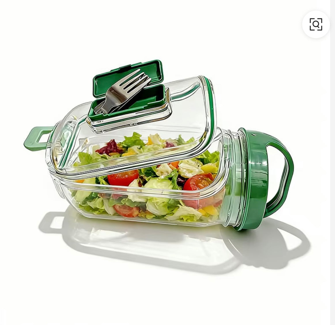 ÖZEL ÇATALLI HEM SALATA KABI HEM TABAK