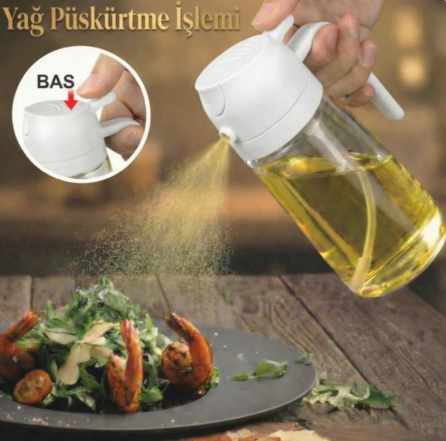 SİHİRLİ YAĞDANLIK 2’si 1 ARADA DÖK VE PÜSKÜRT