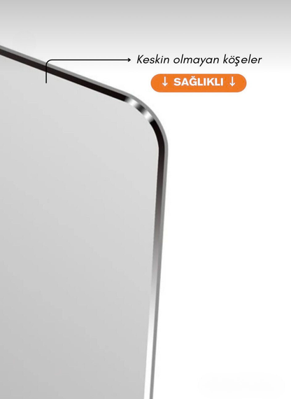 Paslanmaz Çelik Kesme Tahtası Antibakteriyel Küf Önleyici (2 Adet)